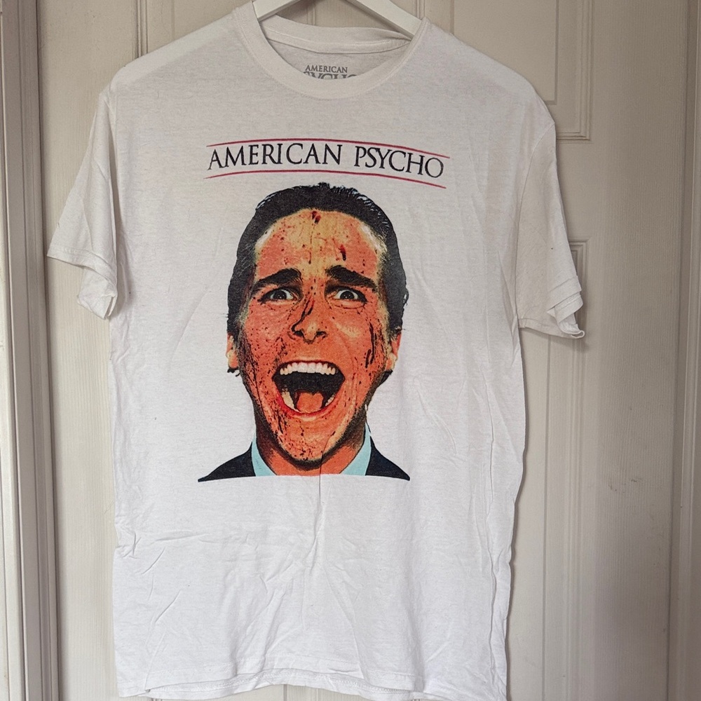 American Psycho Graphic Tee - White